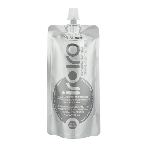 IROIRO Семи-перманентный краситель для волос 140 PLATINUM Платиновый 236, Семи-перманентный краситель для волос 140 PLATINUM Платиновый
IROIRO Семи-перманентный краситель для волос 140 PLATINUM Платиновый 236, Семи-перманентный краситель для волос 140 PLATINUM Платиновый