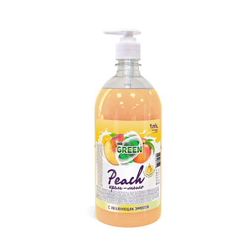 MR.GREEN Крем-мыло увлажняющее Сладкий персик 1000, Крем-мыло увлажняющее Сладкий персик
MR.GREEN Крем-мыло увлажняющее Сладкий персик 1000, Крем-мыло увлажняющее Сладкий персик