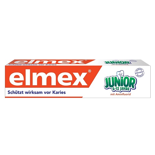 COLGATE Детская зубная паста для детей от 6 до 12 лет Elmex Junior 75, Детская зубная паста для детей от 6 до 12 лет Elmex Junior
COLGATE Детская зубная паста для детей от 6 до 12 лет Elmex Junior 75, Детская зубная паста для детей от 6 до 12 лет Elmex Junior