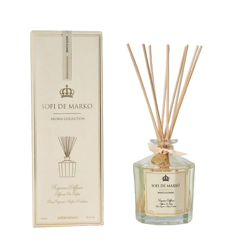 SOFI DE MARKO Ароматический диффузор White flower 250, Ароматический диффузор White flower
SOFI DE MARKO Ароматический диффузор White flower 250, Ароматический диффузор White flower