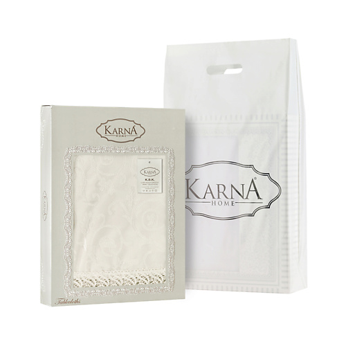 KARNA Скатерть KDK с гипюром прямоугольная, Скатерть KDK с гипюром прямоугольная
KARNA Скатерть KDK с гипюром прямоугольная, Скатерть KDK с гипюром прямоугольная