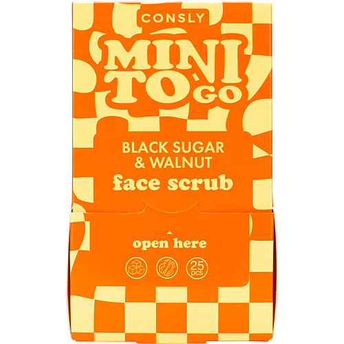 CONSLY Скраб для лица с черным сахаром и грецким орехом Mini To Black Sugar & Walnut Face Scrub 7, Скраб для лица с черным сахаром и грецким орехом Mini To Black Sugar & Walnut Face Scrub
CONSLY Скраб для лица с черным сахаром и грецким орехом Mini To Black Sugar & Walnut Face Scrub 7, Скраб для лица с черным сахаром и грецким орехом Mini To Black Sugar & Walnut Face Scrub