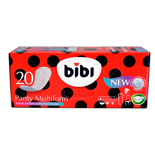BIBI Ежедневные прокладки Panty Multiform, Ежедневные прокладки Panty Multiform
BIBI Ежедневные прокладки Panty Multiform, Ежедневные прокладки Panty Multiform