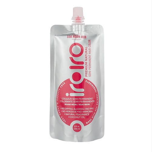 IROIRO Семи-перманентный краситель для волос 330 NEON RED Неоновый красный 236, Семи-перманентный краситель для волос 330 NEON RED Неоновый красный
IROIRO Семи-перманентный краситель для волос 330 NEON RED Неоновый красный 236, Семи-перманентный краситель для волос 330 NEON RED Неоновый красный