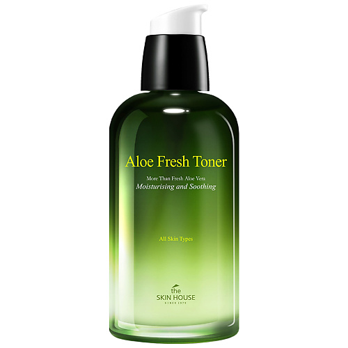 THE SKIN HOUSE Тонер для лица успокаивающий с экстрактом алое Aloe Fresh 130, Тонер для лица успокаивающий с экстрактом алое Aloe Fresh
THE SKIN HOUSE Тонер для лица успокаивающий с экстрактом алое Aloe Fresh 130, Тонер для лица успокаивающий с экстрактом алое Aloe Fresh