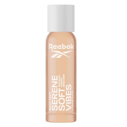 REEBOK Парфюмированный спрей для тела Serene Soft Vibes 100, Парфюмированный спрей для тела Serene Soft Vibes
REEBOK Парфюмированный спрей для тела Serene Soft Vibes 100, Парфюмированный спрей для тела Serene Soft Vibes
