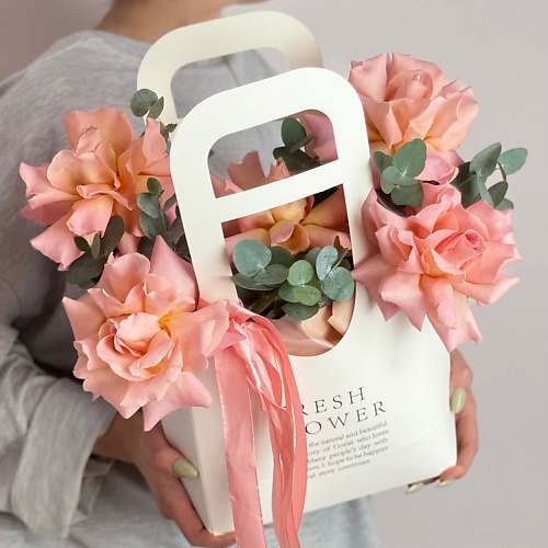 MARIMAY Персиковые французские розы 5 шт в сумке — стильный букет, свежие цветы, подарок, эвкалипт, Персиковые французские розы 5 шт в сумке — стильный букет, свежие цветы, подарок, эвкалипт
MARIMAY Персиковые французские розы 5 шт в сумке — стильный букет, свежие цветы, подарок, эвкалипт, Персиковые французские розы 5 шт в сумке — стильный букет, свежие цветы, подарок, эвкалипт