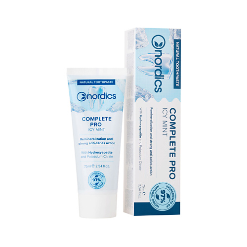 NORDICS зубная паста Complete PRO Icy Mint 75, зубная паста Complete PRO Icy Mint
NORDICS зубная паста Complete PRO Icy Mint 75, зубная паста Complete PRO Icy Mint