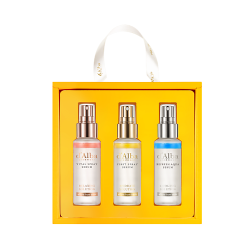 D`ALBA Мини набор спрей-сывороток 3 Solution Gift Set, Мини набор спрей-сывороток 3 Solution Gift Set
D`ALBA Мини набор спрей-сывороток 3 Solution Gift Set, Мини набор спрей-сывороток 3 Solution Gift Set