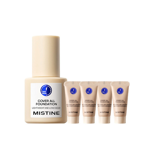 MISTINE Набор Cover All Foundation Lightweight and Long Wear с миниатюрами, Набор Cover All Foundation Lightweight and Long Wear с миниатюрами
MISTINE Набор Cover All Foundation Lightweight and Long Wear с миниатюрами, Набор Cover All Foundation Lightweight and Long Wear с миниатюрами