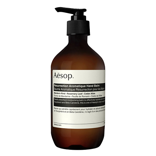 AESOP Бальзам для рук Resurrection Aromatique Hand Balm 500, Бальзам для рук Resurrection Aromatique Hand Balm
AESOP Бальзам для рук Resurrection Aromatique Hand Balm 500, Бальзам для рук Resurrection Aromatique Hand Balm