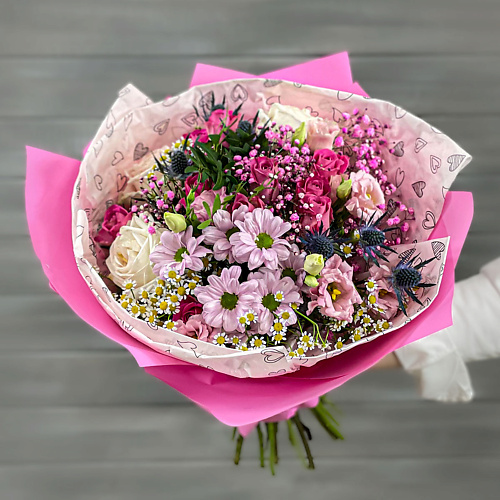 БУКЕТ МАРКЕТ ДАРИТЕ С УДОВОЛЬСТВИЕМ Букет из кустовых хризантем, лизиантусов и роз, Букет из кустовых хризантем, лизиантусов и роз
БУКЕТ МАРКЕТ ДАРИТЕ С УДОВОЛЬСТВИЕМ Букет из кустовых хризантем, лизиантусов и роз, Букет из кустовых хризантем, лизиантусов и роз