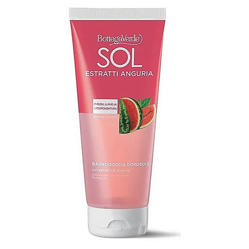 BOTTEGA VERDE Гель для душа после загара с экстрактом арбуза Sol Estratti Anguria 200, Гель для душа после загара с экстрактом арбуза Sol Estratti Anguria
BOTTEGA VERDE Гель для душа после загара с экстрактом арбуза Sol Estratti Anguria 200, Гель для душа после загара с экстрактом арбуза Sol Estratti Anguria