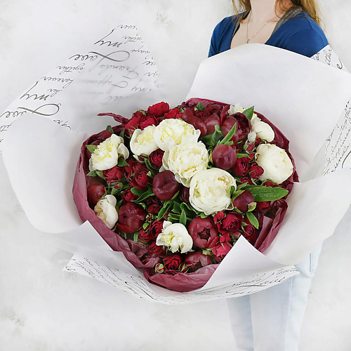 БУКЕТ МАРКЕТ ДАРИТЕ С УДОВОЛЬСТВИЕМ ВИП Букет из пионов и кустовых роз в оригинальной упаковке, ВИП Букет из пионов и кустовых роз в оригинальной упаковке
БУКЕТ МАРКЕТ ДАРИТЕ С УДОВОЛЬСТВИЕМ ВИП Букет из пионов и кустовых роз в оригинальной упаковке, ВИП Букет из пионов и кустовых роз в оригинальной упаковке