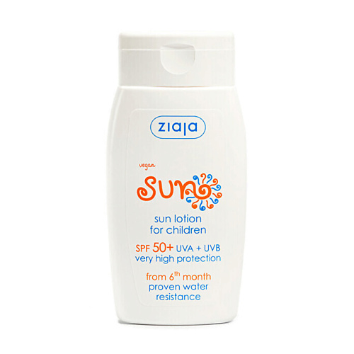 ZIAJA Солнцезащитный лосьон для детей с 6 месяцев SPF 50+ 125, Солнцезащитный лосьон для детей с 6 месяцев SPF 50+
ZIAJA Солнцезащитный лосьон для детей с 6 месяцев SPF 50+ 125, Солнцезащитный лосьон для детей с 6 месяцев SPF 50+