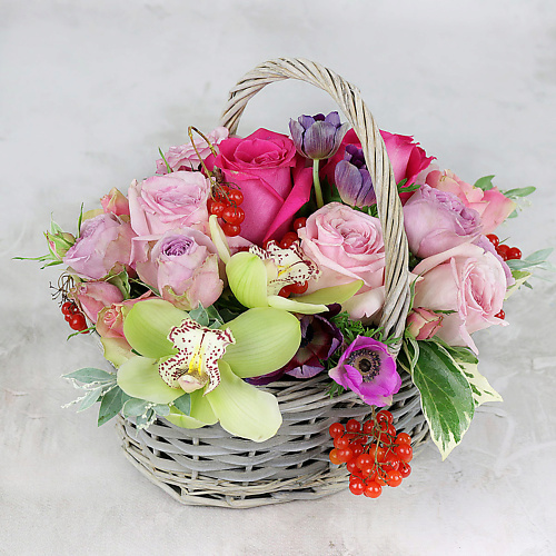 БУКЕТ МАРКЕТ ДАРИТЕ С УДОВОЛЬСТВИЕМ Композиция из роз и орхидей в плетеной корзине, Композиция из роз и орхидей в плетеной корзине
БУКЕТ МАРКЕТ ДАРИТЕ С УДОВОЛЬСТВИЕМ Композиция из роз и орхидей в плетеной корзине, Композиция из роз и орхидей в плетеной корзине