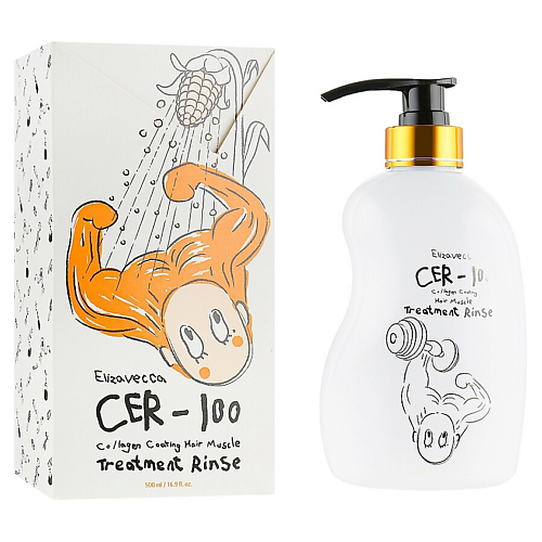 ELIZAVECCA Маска-бальзам для волос CER-100 Collagen Coating Hair Muscle Treatment Rinse 500, Маска-бальзам для волос CER-100 Collagen Coating Hair Muscle Treatment Rinse
ELIZAVECCA Маска-бальзам для волос CER-100 Collagen Coating Hair Muscle Treatment Rinse 500, Маска-бальзам для волос CER-100 Collagen Coating Hair Muscle Treatment Rinse