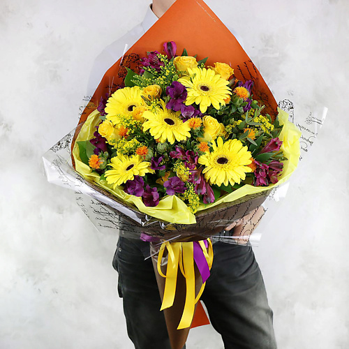 БУКЕТ МАРКЕТ ДАРИТЕ С УДОВОЛЬСТВИЕМ Большой букет из гербер, роз и картамусов, Большой букет из гербер, роз и картамусов
БУКЕТ МАРКЕТ ДАРИТЕ С УДОВОЛЬСТВИЕМ Большой букет из гербер, роз и картамусов, Большой букет из гербер, роз и картамусов