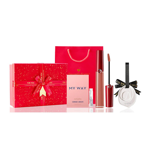 GIORGIO ARMANI Подарочный набор My Way+ароматизированная подвеска +жидкая губная помада, Подарочный набор My Way+ароматизированная подвеска +жидкая губная помада
GIORGIO ARMANI Подарочный набор My Way+ароматизированная подвеска +жидкая губная помада, Подарочный набор My Way+ароматизированная подвеска +жидкая губная помада
