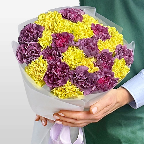 STUDIO FLORISTIC Букет из желтых и фиолетовых Гвоздик 25 шт «Маскарад», Букет из желтых и фиолетовых Гвоздик 25 шт «Маскарад»
STUDIO FLORISTIC Букет из желтых и фиолетовых Гвоздик 25 шт «Маскарад», Букет из желтых и фиолетовых Гвоздик 25 шт «Маскарад»