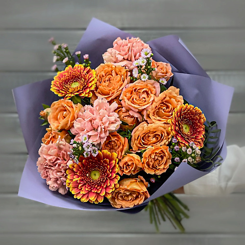 БУКЕТ МАРКЕТ ДАРИТЕ С УДОВОЛЬСТВИЕМ Букет из кустовых роз, гербер и гвоздик, Букет из кустовых роз, гербер и гвоздик
БУКЕТ МАРКЕТ ДАРИТЕ С УДОВОЛЬСТВИЕМ Букет из кустовых роз, гербер и гвоздик, Букет из кустовых роз, гербер и гвоздик