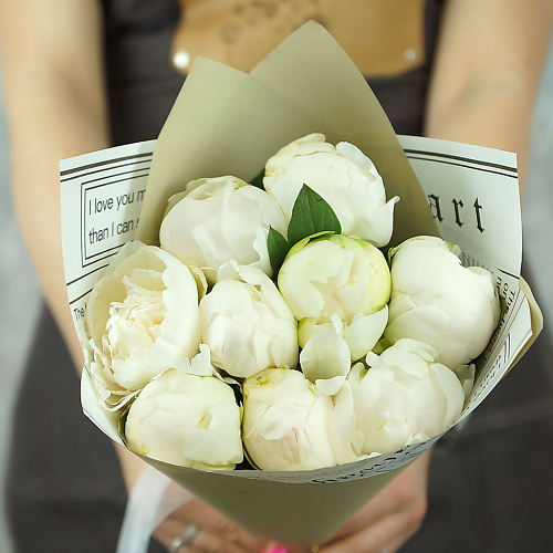 БУКЕТ МАРКЕТ ДАРИТЕ С УДОВОЛЬСТВИЕМ 9 белых пионов, 9 белых пионов
БУКЕТ МАРКЕТ ДАРИТЕ С УДОВОЛЬСТВИЕМ 9 белых пионов, 9 белых пионов