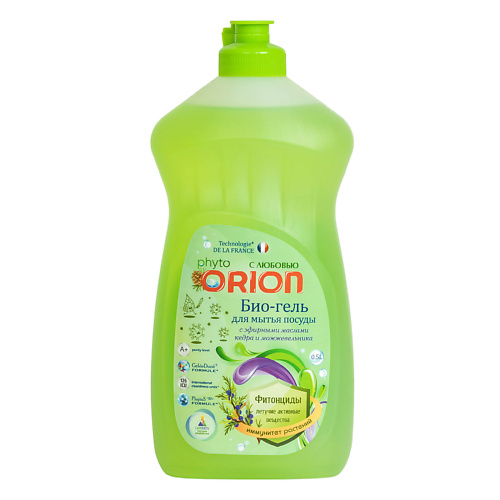 ORION Фито-Гель для мытья посуды Кедр и Можжевельник 500, Фито-Гель для мытья посуды Кедр и Можжевельник
ORION Фито-Гель для мытья посуды Кедр и Можжевельник 500, Фито-Гель для мытья посуды Кедр и Можжевельник