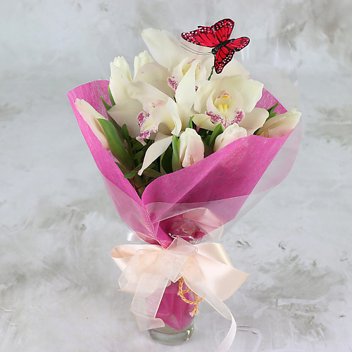 БУКЕТ МАРКЕТ ДАРИТЕ С УДОВОЛЬСТВИЕМ Букет из белых тюльпанов и орхидей в упаковке, Букет из белых тюльпанов и орхидей в упаковке
БУКЕТ МАРКЕТ ДАРИТЕ С УДОВОЛЬСТВИЕМ Букет из белых тюльпанов и орхидей в упаковке, Букет из белых тюльпанов и орхидей в упаковке