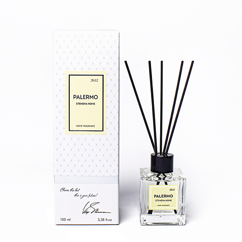 STENOVA HOME Аромадиффузор с палочками PALERMO №12 100, Аромадиффузор с палочками PALERMO №12
STENOVA HOME Аромадиффузор с палочками PALERMO №12 100, Аромадиффузор с палочками PALERMO №12