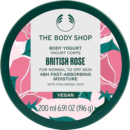 THE BODY SHOP Легкий увлажняющий йогурт для тела British Rose 200, Легкий увлажняющий йогурт для тела British Rose
THE BODY SHOP Легкий увлажняющий йогурт для тела British Rose 200, Легкий увлажняющий йогурт для тела British Rose