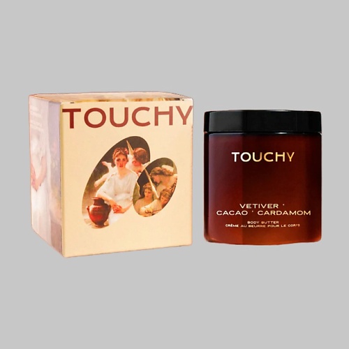 TOUCHY Крем-баттер для тела ветивер/какао/кардамон 250, Крем-баттер для тела ветивер/какао/кардамон
TOUCHY Крем-баттер для тела ветивер/какао/кардамон 250, Крем-баттер для тела ветивер/какао/кардамон