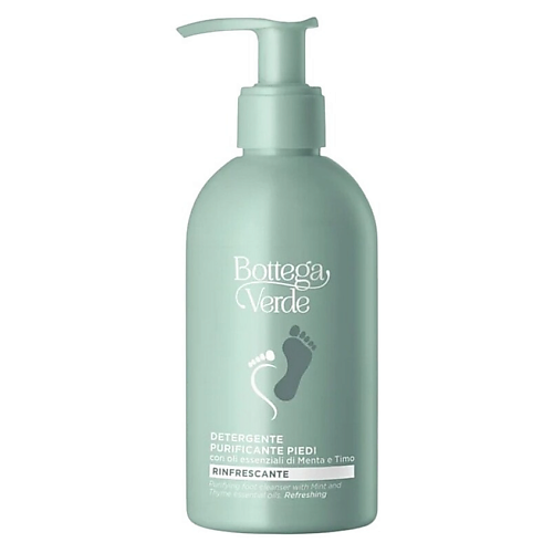BOTTEGA VERDE Очищающее средство для ног с эфирными маслами мяты и тимьяна Purifying Foot Cleanser 200, Очищающее средство для ног с эфирными маслами мяты и тимьяна Purifying Foot Cleanser
BOTTEGA VERDE Очищающее средство для ног с эфирными маслами мяты и тимьяна Purifying Foot Cleanser 200, Очищающее средство для ног с эфирными маслами мяты и тимьяна Purifying Foot Cleanser