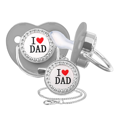 MUM&BABY Набор Соска - пустышка ортодонтическая с держателем и с колпачком I LOVE DAD, Набор Соска - пустышка ортодонтическая с держателем и с колпачком I LOVE DAD
MUM&BABY Набор Соска - пустышка ортодонтическая с держателем и с колпачком I LOVE DAD, Набор Соска - пустышка ортодонтическая с держателем и с колпачком I LOVE DAD