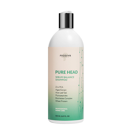 PRODIVA Шампунь для жирной кожи головы PURE HEAD SEBUM BALANCE 500, Шампунь для жирной кожи головы PURE HEAD SEBUM BALANCE
PRODIVA Шампунь для жирной кожи головы PURE HEAD SEBUM BALANCE 500, Шампунь для жирной кожи головы PURE HEAD SEBUM BALANCE