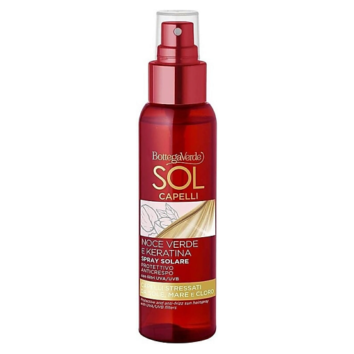 BOTTEGA VERDE Солнцезащитный спрей для волос Sun Hairspray Protective & Anti-Frizz 100, Солнцезащитный спрей для волос Sun Hairspray Protective & Anti-Frizz
BOTTEGA VERDE Солнцезащитный спрей для волос Sun Hairspray Protective & Anti-Frizz 100, Солнцезащитный спрей для волос Sun Hairspray Protective & Anti-Frizz
