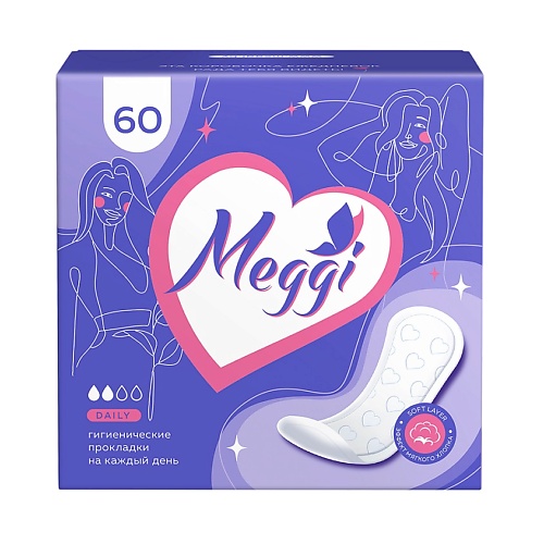 MEGGI Прокладки гигиенические на каждый день PANTY SOFT, Прокладки гигиенические на каждый день PANTY SOFT
MEGGI Прокладки гигиенические на каждый день PANTY SOFT, Прокладки гигиенические на каждый день PANTY SOFT