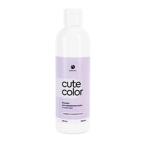ADRICOCO Бальзам для окрашенных волос CUTE COLOR 250, Бальзам для окрашенных волос CUTE COLOR
ADRICOCO Бальзам для окрашенных волос CUTE COLOR 250, Бальзам для окрашенных волос CUTE COLOR