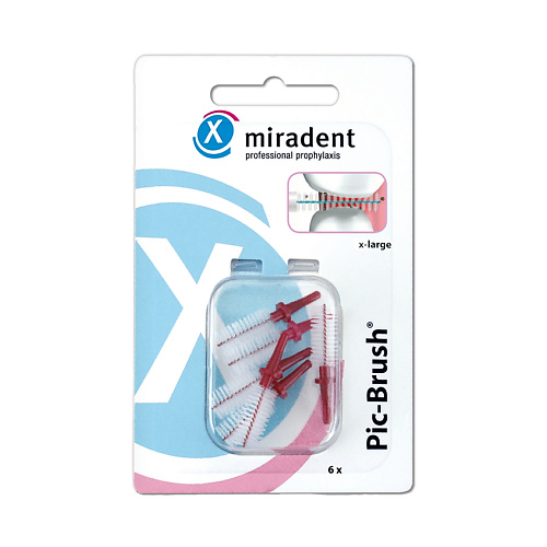 MIRADENT Запасные межзубные ершики Pic-Brush® для чистки зубов и брекетов, Запасные межзубные ершики Pic-Brush® для чистки зубов и брекетов
MIRADENT Запасные межзубные ершики Pic-Brush® для чистки зубов и брекетов, Запасные межзубные ершики Pic-Brush® для чистки зубов и брекетов
