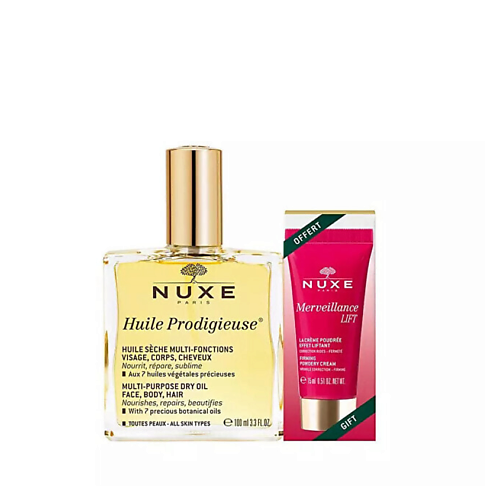 NUXE Набор: Масло Huile Prodigieuse + Крем для кожи вокруг глаз Lift Eye, Набор: Масло Huile Prodigieuse + Крем для кожи вокруг глаз Lift Eye
NUXE Набор: Масло Huile Prodigieuse + Крем для кожи вокруг глаз Lift Eye, Набор: Масло Huile Prodigieuse + Крем для кожи вокруг глаз Lift Eye
