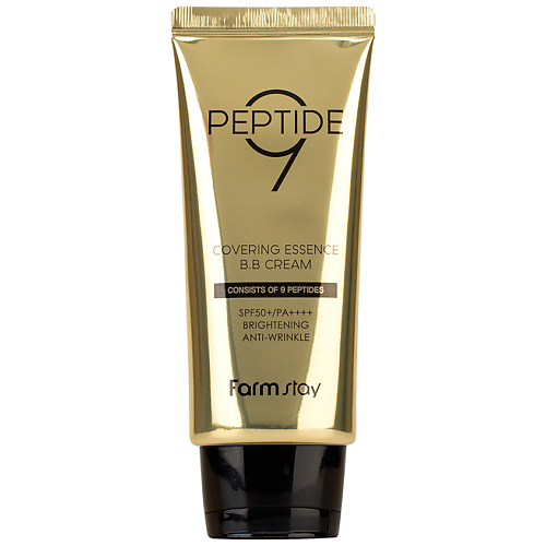FARMSTAY BB крем для лица омолаживающий с комплексом из 9 пептидов Peptide9 Covering Essence B.B Cream 50, BB крем для лица омолаживающий с комплексом из 9 пептидов Peptide9 Covering Essence B.B Cream
FARMSTAY BB крем для лица омолаживающий с комплексом из 9 пептидов Peptide9 Covering Essence B.B Cream 50, BB крем для лица омолаживающий с комплексом из 9 пептидов Peptide9 Covering Essence B.B Cream