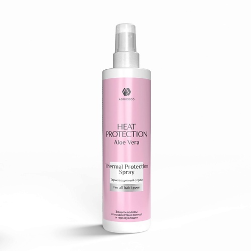 ADRICOCO Термозащитный спрей Heat Protection с алоэ вера 250, Термозащитный спрей Heat Protection с алоэ вера
ADRICOCO Термозащитный спрей Heat Protection с алоэ вера 250, Термозащитный спрей Heat Protection с алоэ вера