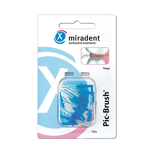 MIRADENT Запасные межзубные ершики Pic-Brush® для чистки зубов и брекетов, Запасные межзубные ершики Pic-Brush® для чистки зубов и брекетов
MIRADENT Запасные межзубные ершики Pic-Brush® для чистки зубов и брекетов, Запасные межзубные ершики Pic-Brush® для чистки зубов и брекетов