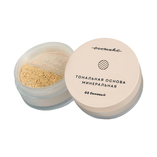 ECOMAKE Тональная основа минеральная, Тональная основа минеральная
ECOMAKE Тональная основа минеральная, Тональная основа минеральная