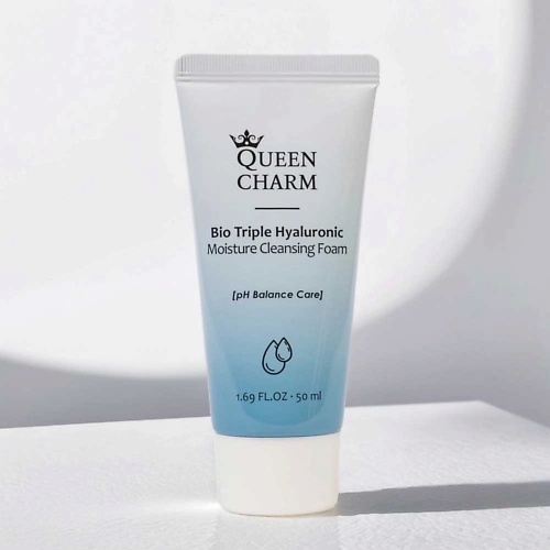 QUEEN CHARM Пенка для умывания с биокомплексом гиалуроновой кислоты 50, Пенка для умывания с биокомплексом гиалуроновой кислоты
QUEEN CHARM Пенка для умывания с биокомплексом гиалуроновой кислоты 50, Пенка для умывания с биокомплексом гиалуроновой кислоты