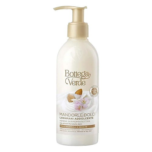 BOTTEGA VERDE Жидкое мыло для рук с маслом сладкого миндаля Mandorle Dolci 250, Жидкое мыло для рук с маслом сладкого миндаля Mandorle Dolci
BOTTEGA VERDE Жидкое мыло для рук с маслом сладкого миндаля Mandorle Dolci 250, Жидкое мыло для рук с маслом сладкого миндаля Mandorle Dolci