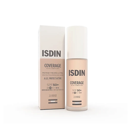 ISDIN Тональный крем с высокой степенью защиты Coverage SPF50+, Тональный крем с высокой степенью защиты Coverage SPF50+
ISDIN Тональный крем с высокой степенью защиты Coverage SPF50+, Тональный крем с высокой степенью защиты Coverage SPF50+