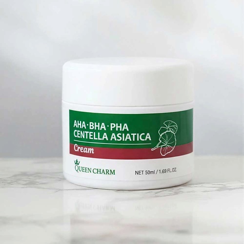 QUEEN CHARM Крем для лица с AHA-BHA-PHA кислотами и центеллой азиатской AHA BHA PHA CENTELLA 50, Крем для лица с AHA-BHA-PHA кислотами и центеллой азиатской AHA BHA PHA CENTELLA
QUEEN CHARM Крем для лица с AHA-BHA-PHA кислотами и центеллой азиатской AHA BHA PHA CENTELLA 50, Крем для лица с AHA-BHA-PHA кислотами и центеллой азиатской AHA BHA PHA CENTELLA