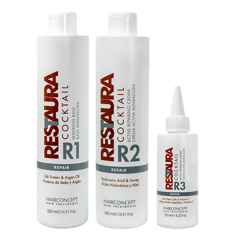 HAIRCONCEPT Набор для процедуры RESTAURA R COCKTAIL, Набор для процедуры RESTAURA R COCKTAIL
HAIRCONCEPT Набор для процедуры RESTAURA R COCKTAIL, Набор для процедуры RESTAURA R COCKTAIL