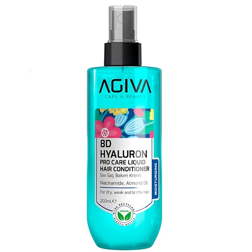 AGIVA BEAUTY Спрей кондиционер для волос несмываемый 8D Hyoluron Pro Care 200, Спрей кондиционер для волос несмываемый 8D Hyoluron Pro Care
AGIVA BEAUTY Спрей кондиционер для волос несмываемый 8D Hyoluron Pro Care 200, Спрей кондиционер для волос несмываемый 8D Hyoluron Pro Care