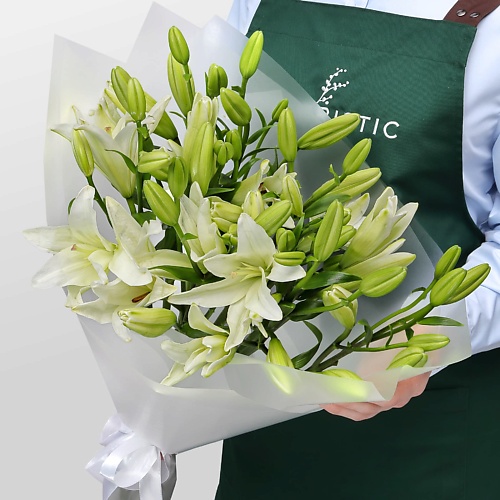 STUDIO FLORISTIC Букет из Белой Азиатской Лилии «Белое сияние», Букет из Белой Азиатской Лилии «Белое сияние»
STUDIO FLORISTIC Букет из Белой Азиатской Лилии «Белое сияние», Букет из Белой Азиатской Лилии «Белое сияние»